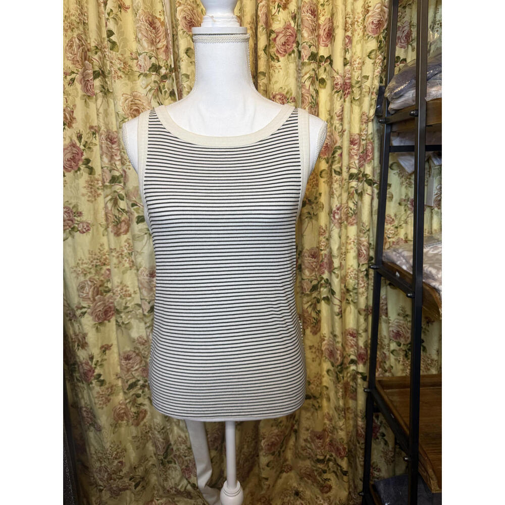 NWT! Madewell Women's Brightside High-Neck Rib Tank Top Size Medium